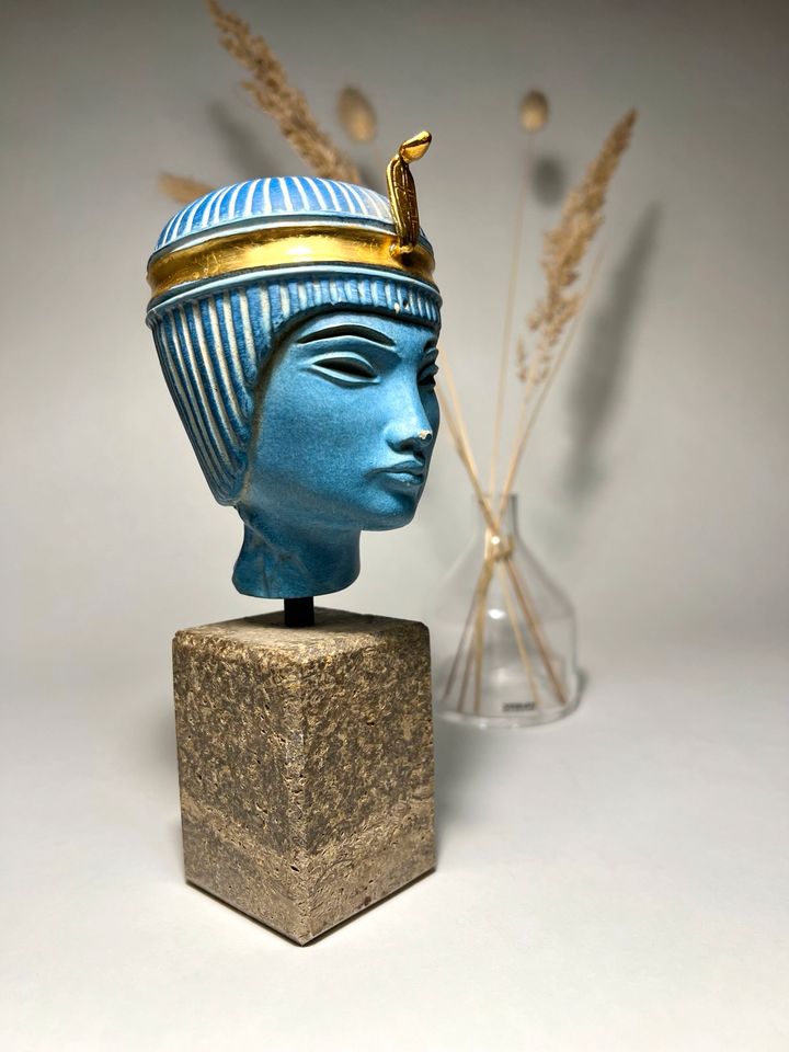 Büste Isis Ägypten Ars Mundi Nofretete Pharao Skulptur Statue in München