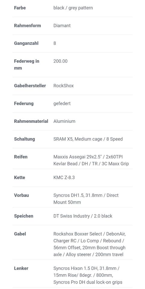 Scott Gambler 930 2021 Downhill Größe M in Altdorf