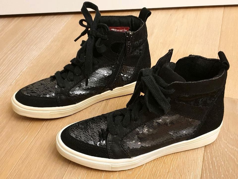 TAMARIS Trend Schuhe Pailletten high Sneaker Herbst Größe 37 in Wandsbek -  Hamburg Tonndorf | eBay Kleinanzeigen ist jetzt Kleinanzeigen