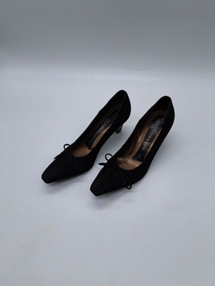 Peter Kaiser Damen Pumps Gr. 4 1/2 – Leder schwarz – Absatz: 6,5 in Dormagen