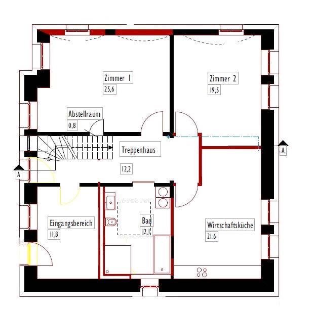 Rollstuhlgerechtes Haus zu vermieten/ verkaufen, Miniheizkosten in Großenhain