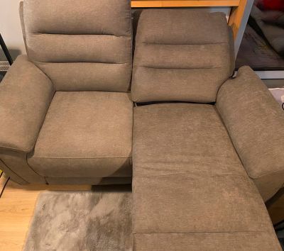 Relaxsessel Couch mit Relaxfunktion Eckcouch Wohnlandschaft in Olching