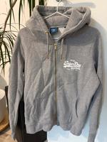 Superdry Sweatjacke Kapuzenpullover grau gold 42 Bielefeld - Brackwede Vorschau