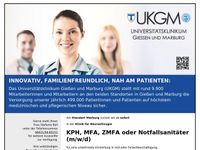 KPH / MFA / ZMFA / Notfallsanitäter (m/w/d)/Marburg Hessen - Marburg Vorschau