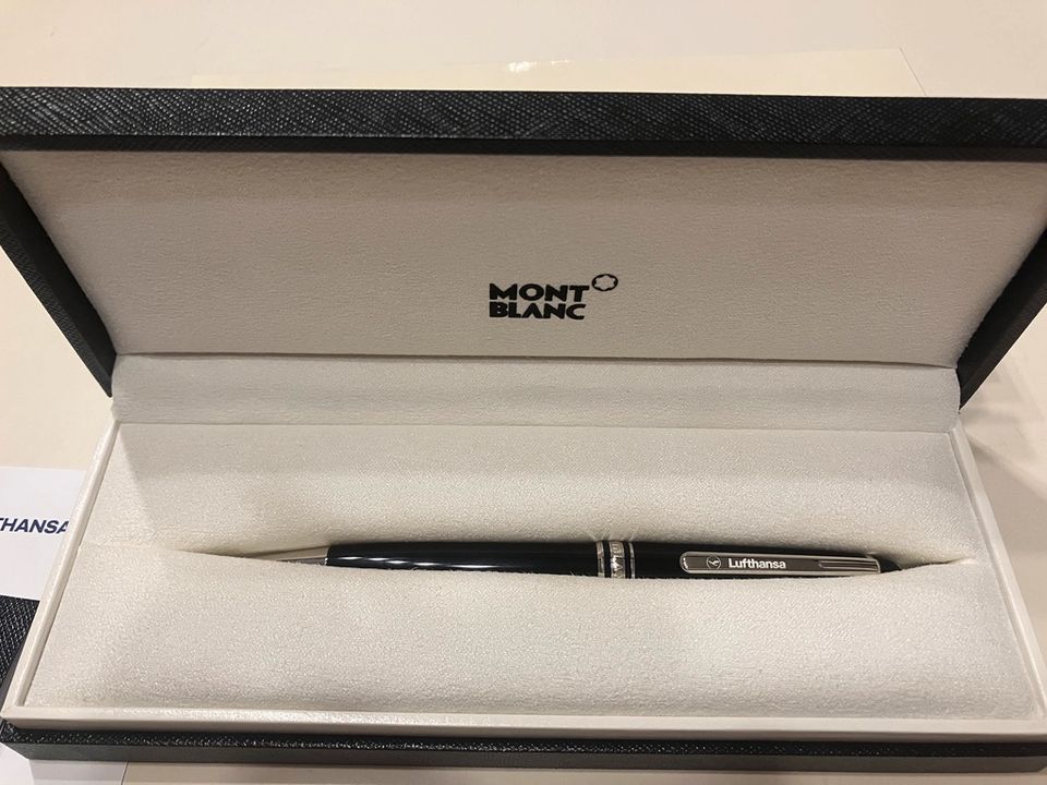 Montblanc Meisterstück Lufthansa Platinum Coated Ballpoint Pen in Wuppertal