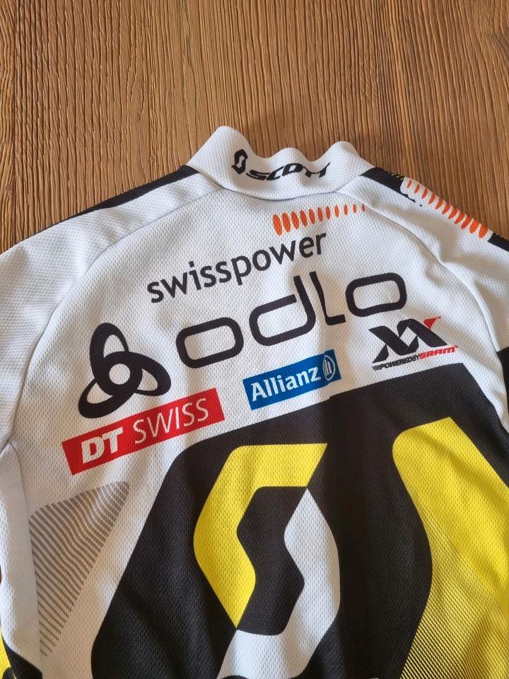 Odlo Scott RC Team Fahrrad Trikot Swisspower Gr.XS w.neu in Bad Lobenstein