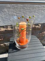 Windlicht orange Deko Laterne Kerze Vase Blumenvase Bayern - Gemünden a. Main Vorschau