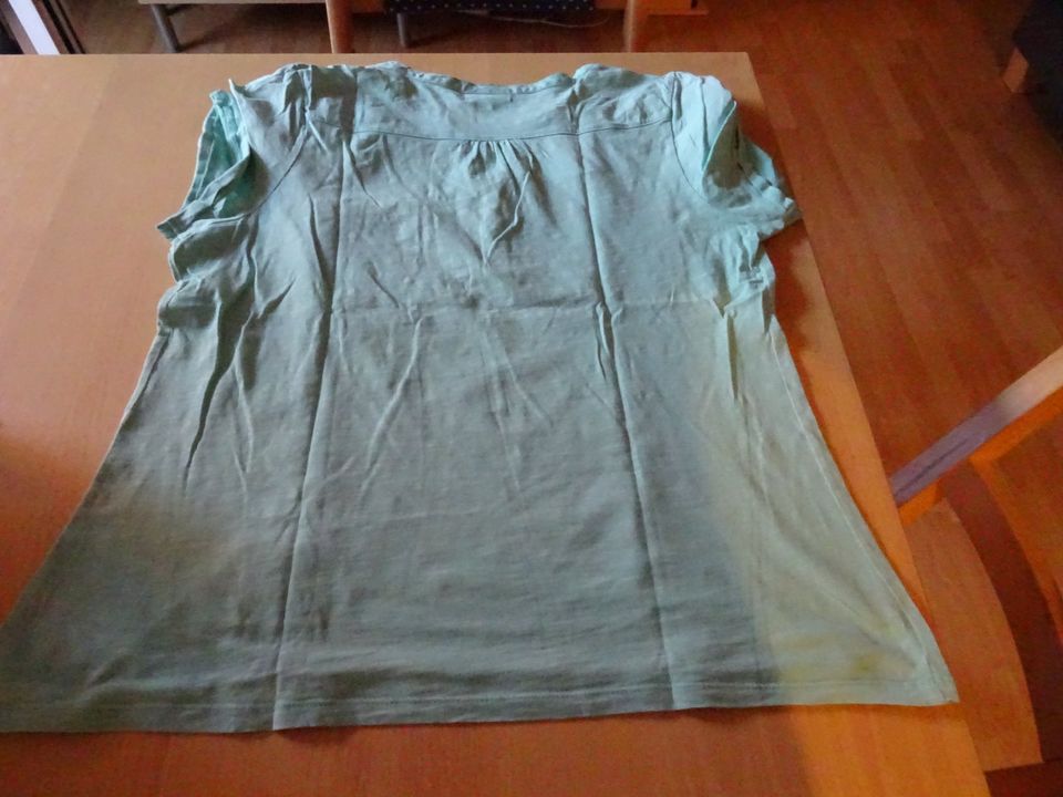 Blusen Shirt Kurzarm Lindgrün Brusttasche Yessica Gr. L Frauen gu in Benningen