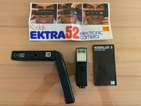 KODAK EKTRA 52 Camera m. KODALUX 3 Electronic Flash VINTAGE RARE Baden-Württemberg - Rudersberg Vorschau