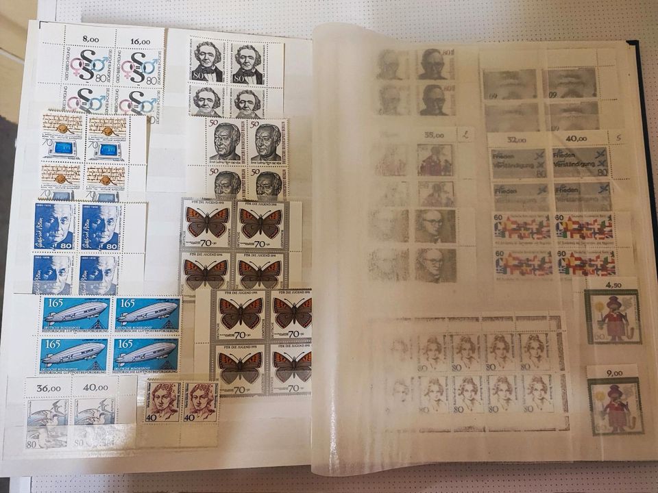 Album mit über 600 Neuen DM Briefmarken in Alsenz