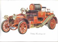 Delahaye - Feuerwehrwagen um 1913 -  Oldtimer im (Wandbild) Sachsen - Pirna Vorschau