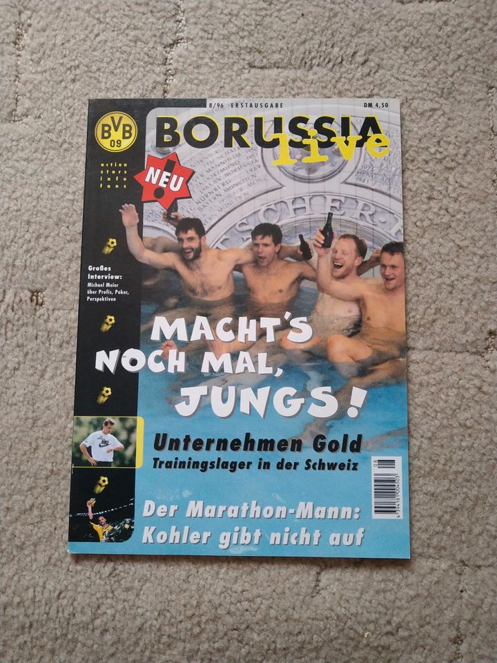 Borussia live "Erstausgabe" 08/1996 (BVB, Dortmund) in Starzach