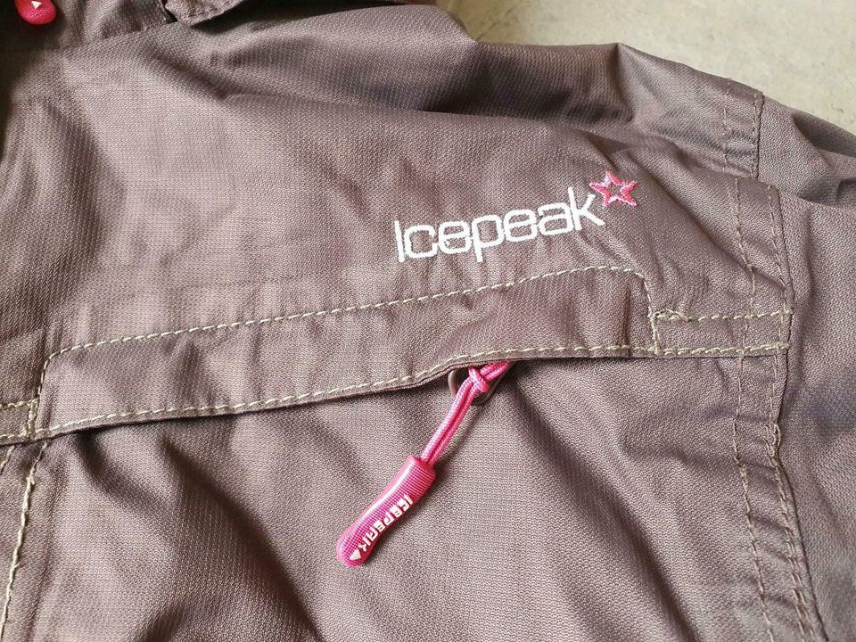 Icepeak Skijacke braun pink Größe 176 in Luckau-Duben