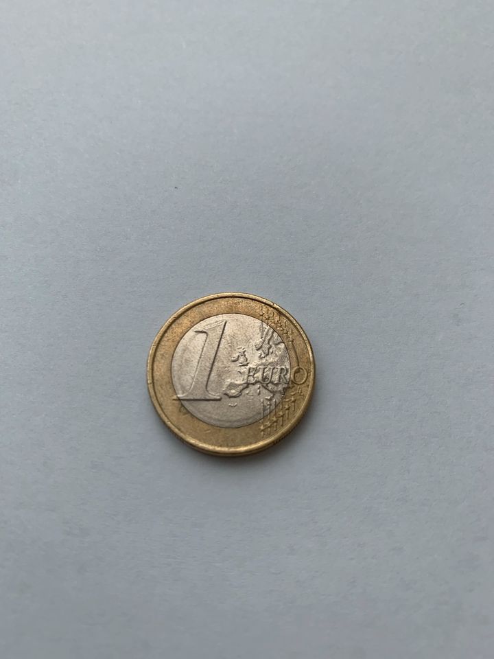 1 euro Eule Münze mit Prägungsjahr 2007 in Augsburg