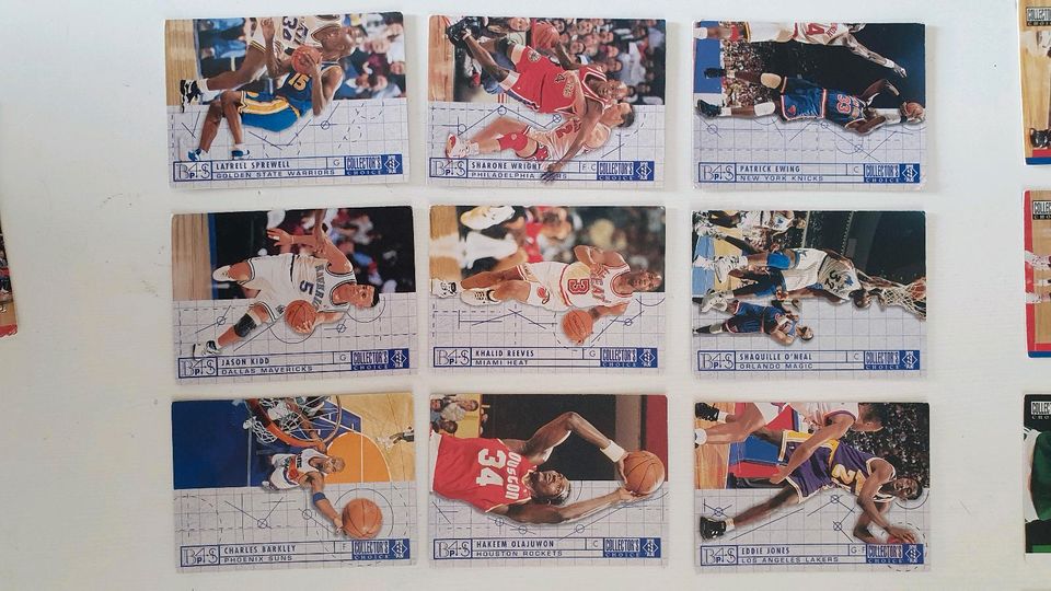 Basketball-Sammelkarten Saison 93/94 in Siegen
