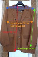 Exklusives Herren Leder Sakko Gr 56 cognac braun - Maßanfertigung Nordrhein-Westfalen - Krefeld Vorschau