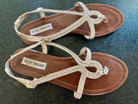 Sandaletten STEVE MADDEN 41 Gold/Braun Zehentrenner wie neu Kr. Dachau - Dachau Vorschau