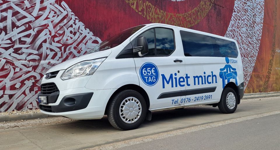 MIET MICH ! Vermiete Ford Transit Custom 9 Sitzer Bus 65€ in Dresden