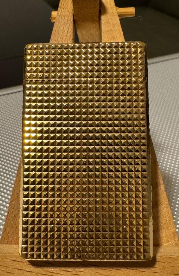 S. T. Dupont Feuerzeug Linie 1 Carré - groß - Gold 20 µ Vergold. in Köln