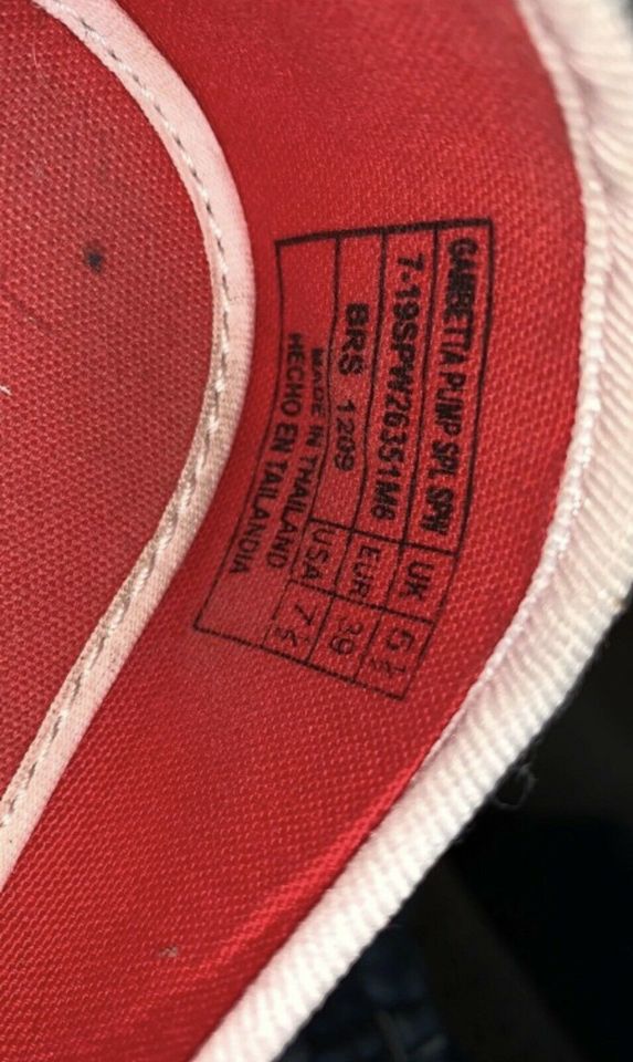 Lacoste Sport Ballerinas Rot/Weis Größe 39 in Freital