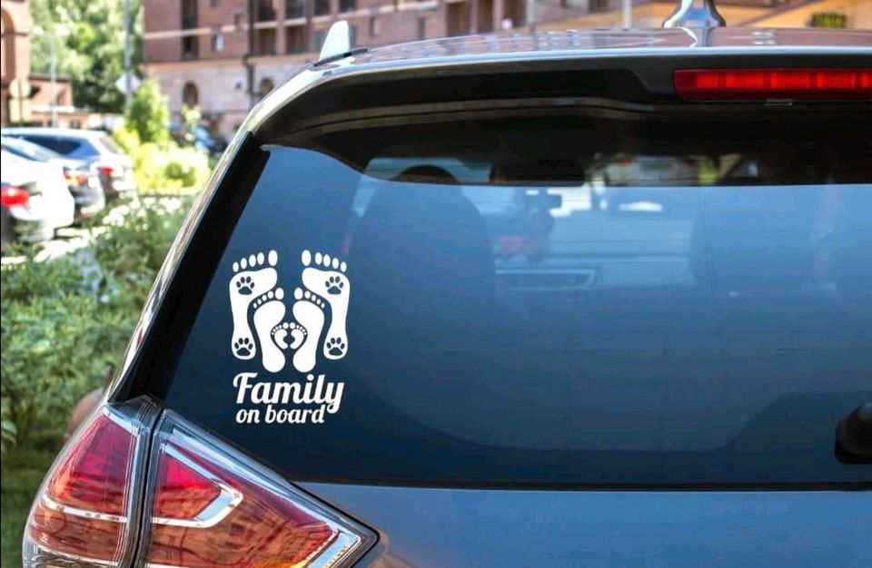 Family on Board Baby Auto Aufkleber - Auto Tatoo - Folie Sticker in Berlin  - Charlottenburg, Tuning & Styling Anzeigen