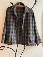 Hemd Jacke Bluse kariert grün Wolle Seide Retro Vintage Gina G. Hessen - Marburg Vorschau