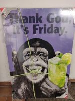 Thank God its Friday Monkey Poster Bild Plakat Banksy Kunst OVP Bonn - Weststadt Vorschau