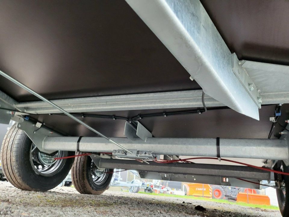Böckmann Aluminium Koffer Anhänger KT-PB-AL 3015/27 M F + Rampe in Uplengen