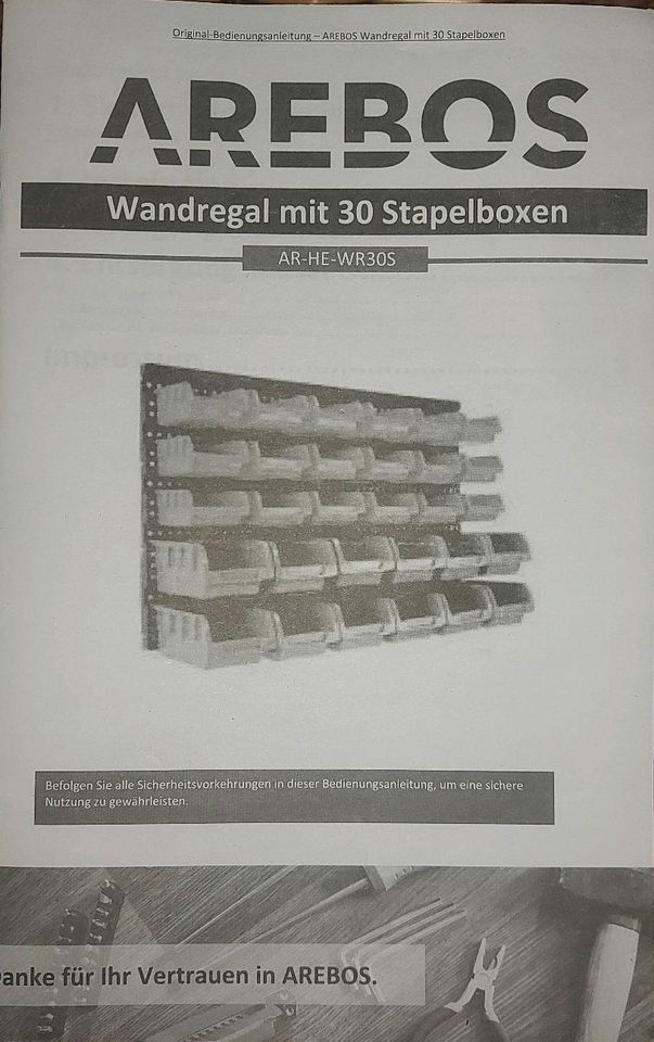 Wandregal, Werkzeugkoffer, Reparatur in Sassnitz