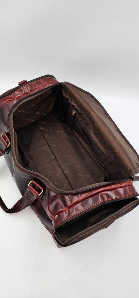 VINTAGE REISETASCHE LEDER STILORD in Roetgen