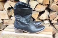Cowboy Stiefel Boots GÖRTZ Ledersohle schwarz, Gr 37 Stuttgart - Stuttgart-West Vorschau