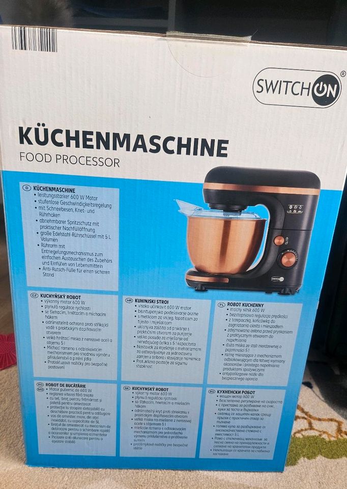 Switch on küchenmaschine, schwarz bronze , neuwertig in Dresden