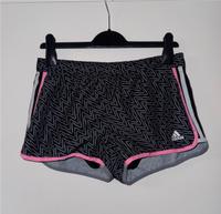 Adidas, Running Shorts in grau mit rosa Akzenten (Gr S) Baden-Württemberg - Freiberg am Neckar Vorschau