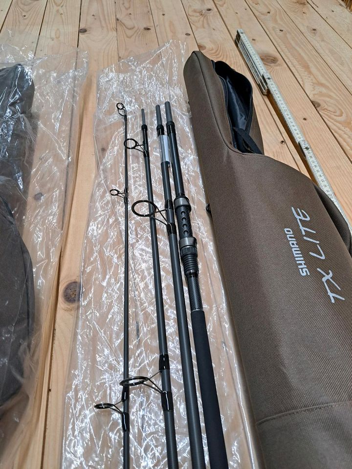 4× Shimano TX Lite A Carp 9ft 3lbs Karpfenruten 4-tlg. NEU + Rohr in Bad Bentheim