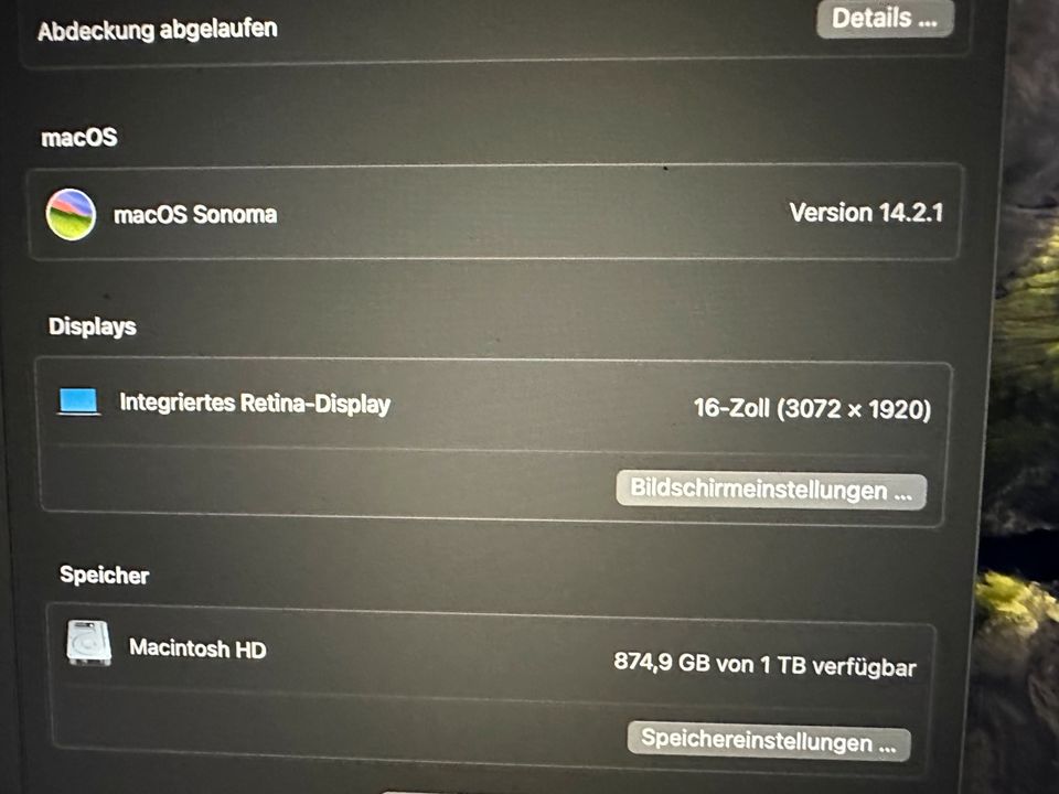 MacBook Pro 2019 i9 64 GB RAM 1 TB SSD in Sömmerda