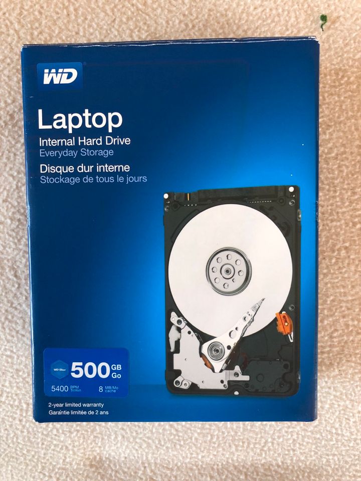 Laptop internal hard Drive 500 GB in Lachendorf