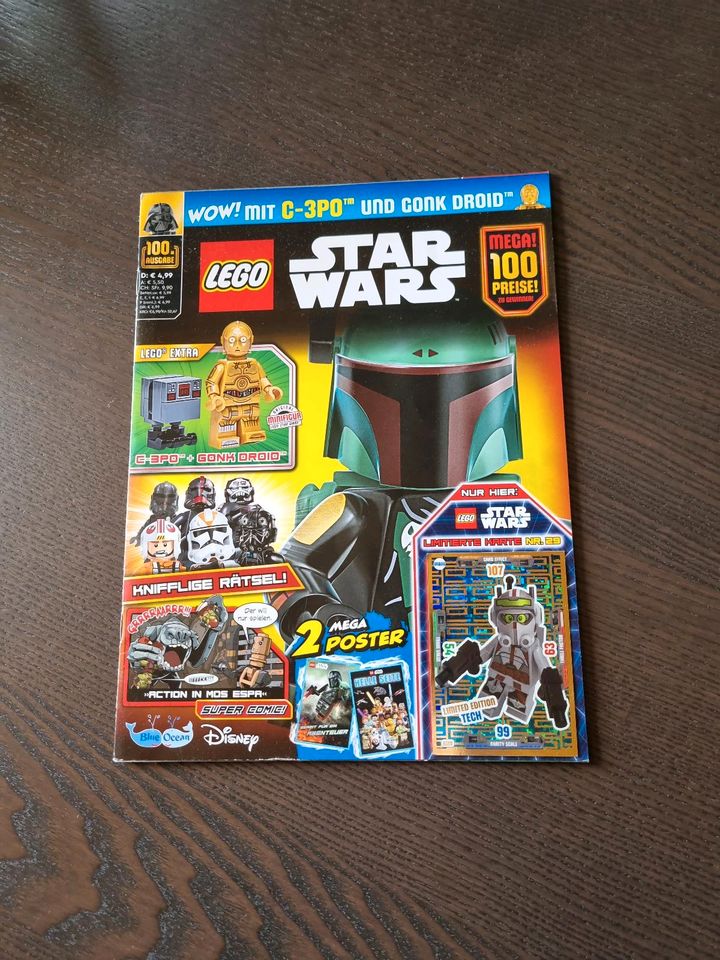 Lego Star Wars Zeitung inkl. Tech Glitzer Sammelkarte in Eitorf