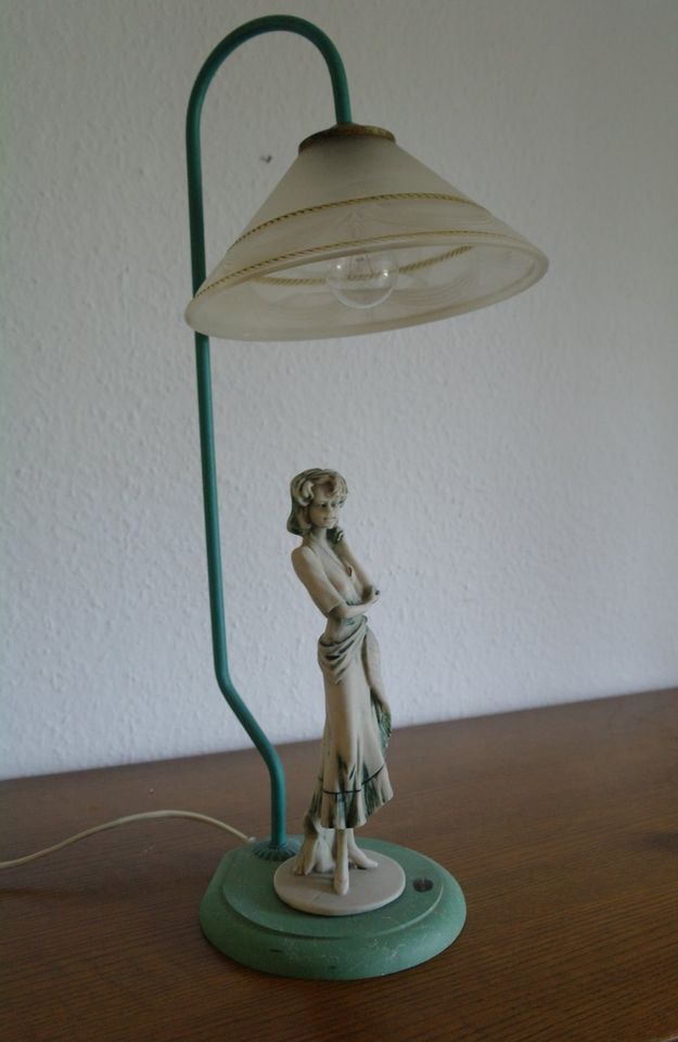 Del Veccio Stehlampe Tischlampe Frauen-Figur grün in Essen