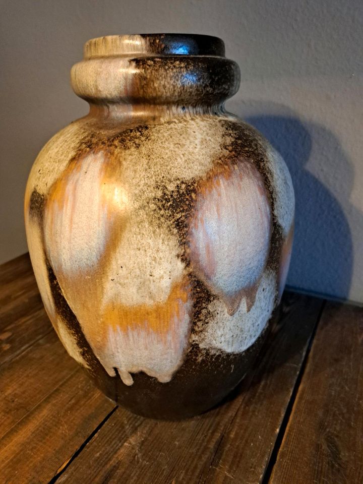 Große Vintage Scheurich Fat Lava Vase 70iger  Retro in Langenfeld