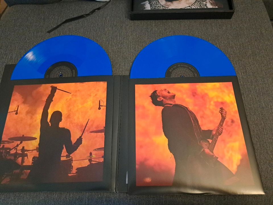 Rammstein Paris Blue Vinyl Schallplatten Box + 2 x CD + Blu Ray in Stuhr