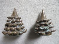 2 Tannenbäumchen aus Keramik, braun, Weihnachten Baden-Württemberg - Heddesheim Vorschau