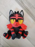 Pokemon Flamiau Litten schwarz rot ca. 18cm Bayern - Niederschönenfeld Vorschau