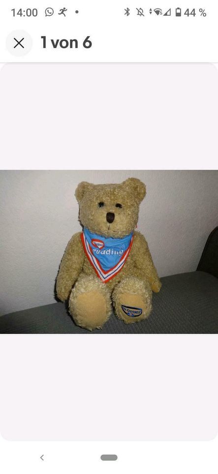 Teddybär von Dr. Oetker - original in Braunsbedra