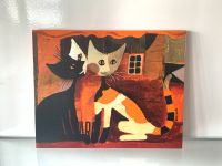 Rosina Wachtmeister Leinwand „cat love“, top Zustand Bayern - Kulmbach Vorschau