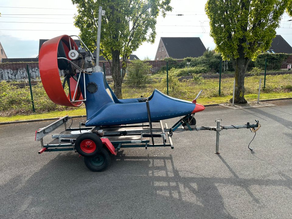 Trike Gleitschirm, Flieger, Hirth Motor, Ultraleichtflugzeug in Meerbusch