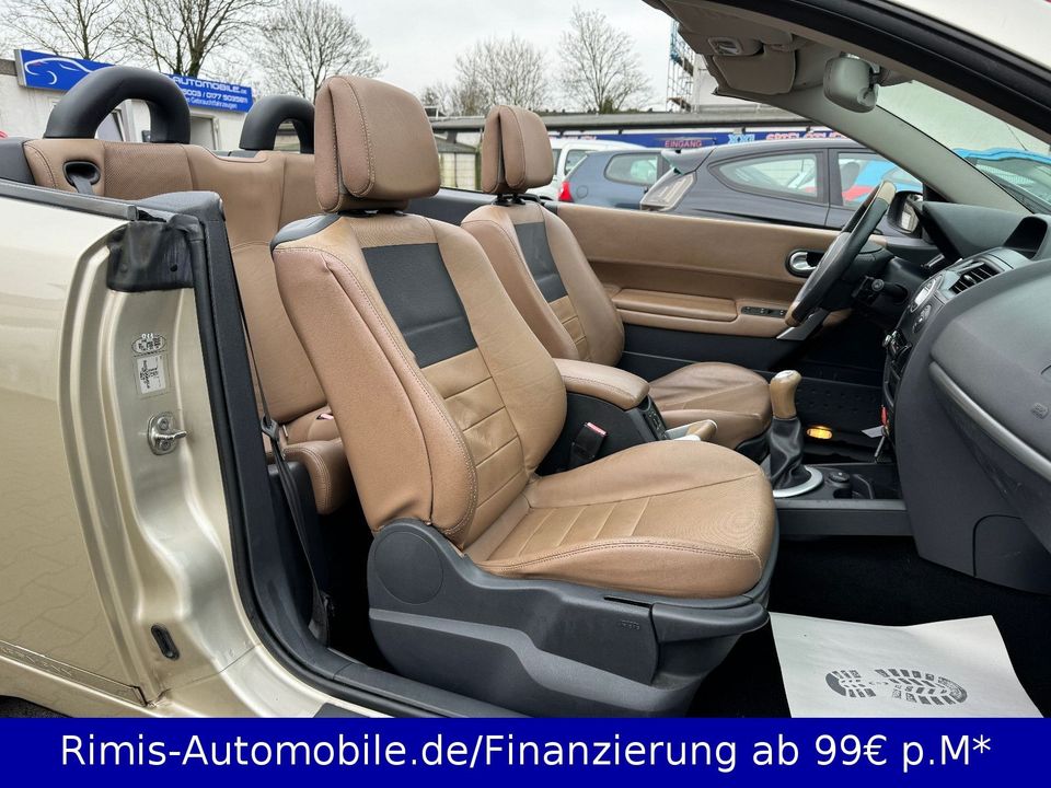 Renault Megane II Cabrio Dynamique TÜV Neu Leder PDC Shz in Gelsenkirchen