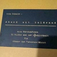 Arno Schmidt: Abend mit Goldrand Rheinland-Pfalz - Wallmerod Vorschau