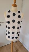 Bluse Retro Gr 38 Polka dots Vintage weiß schwarz 60er Jahre H&M Niedersachsen - Oldenburg Vorschau