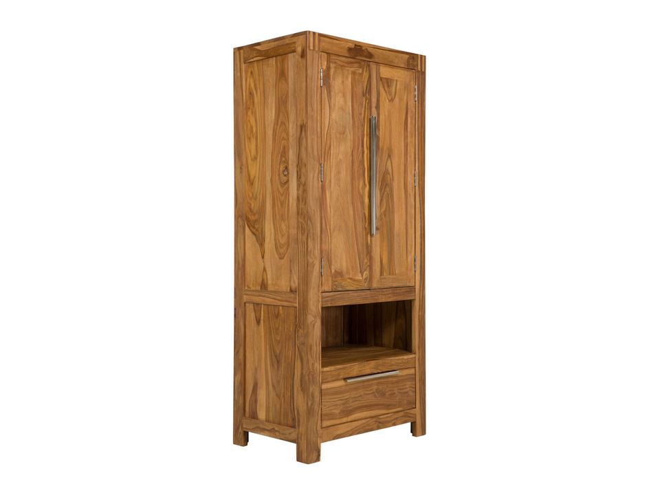 Kleiderschrank/Flurschrank Holz Palisander 80 x 190 x 53 cm in Ronneburg