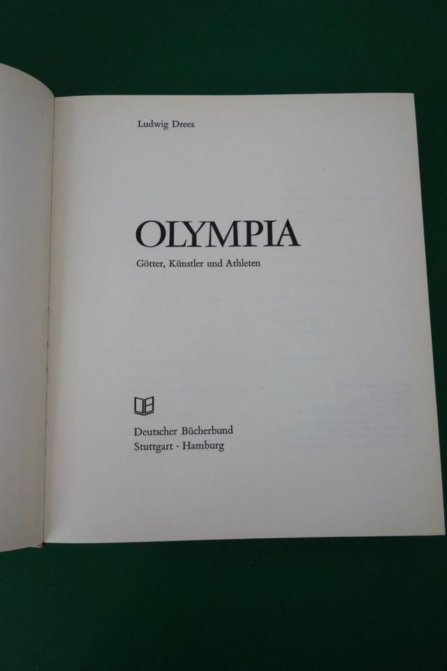 OLYMPIA Götter Künstler Athleten L. Drees Altertum Griechenland in München